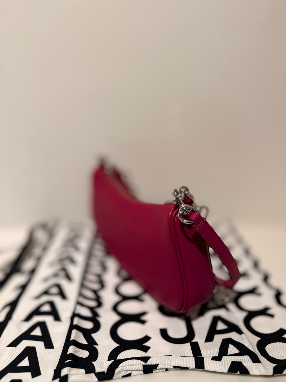 NWT Marc Jacobs THE STAR CHARM SHOULDER BAG - lipgloss pink - Picture 5 of 10